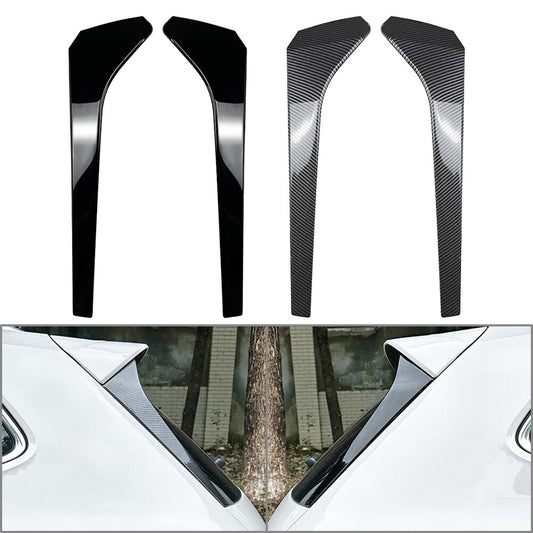 Rear Window Spoiler Side Wing Cover Trim for VW for Tiguan MK2 R Line 2017-2023