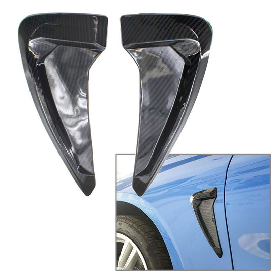 for BMW 2014+ F15-X5 X5 Carbon Side Marker Fender Air wing Vent Trim M Cover