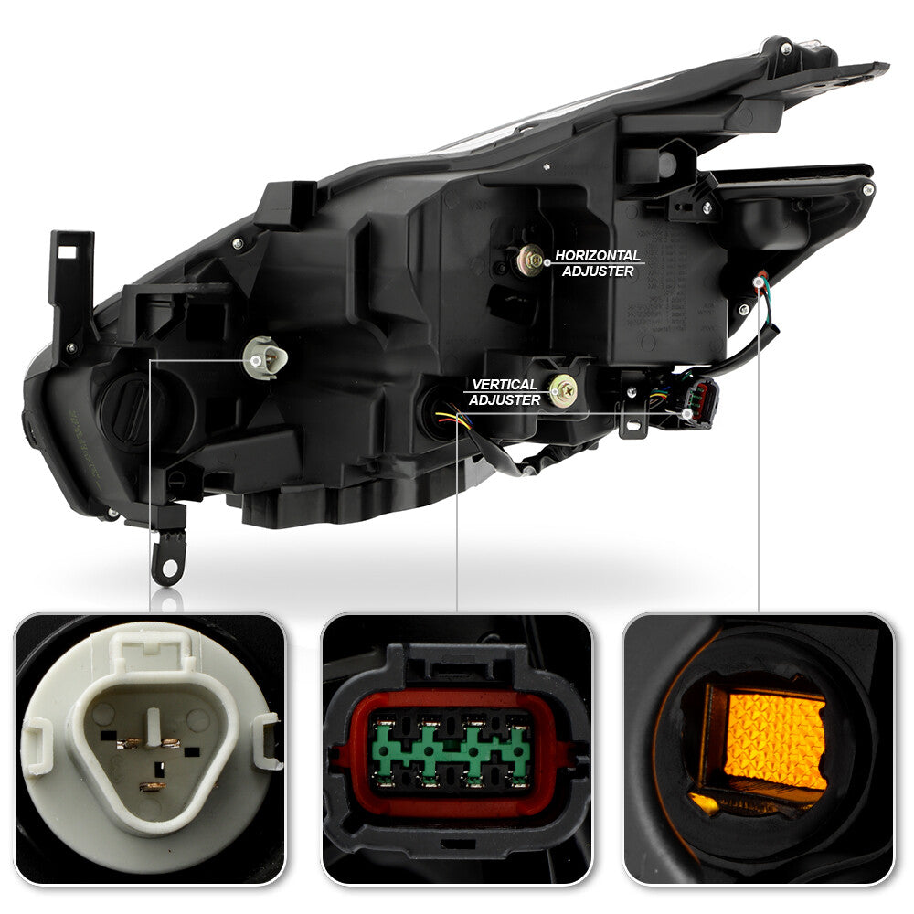 LED Projector Headlight Headlamp Passenger For 2015-2018 for Nissan Murano Platinum