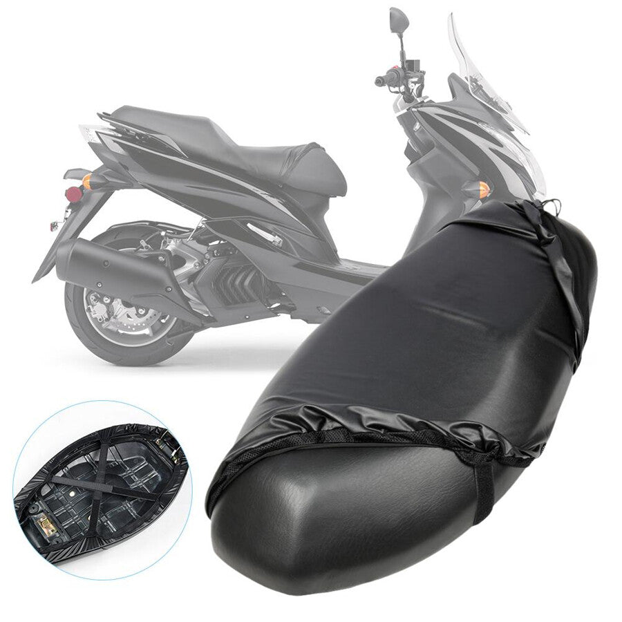Motorcycle for Seat Cover Scooter Cushion Waterproof Protect Accessories Black XL