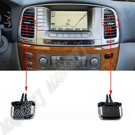 2Middle Air-Condition Vent Outlet Tab Clip Repair Kit for LEXUS LX470 1998-2007