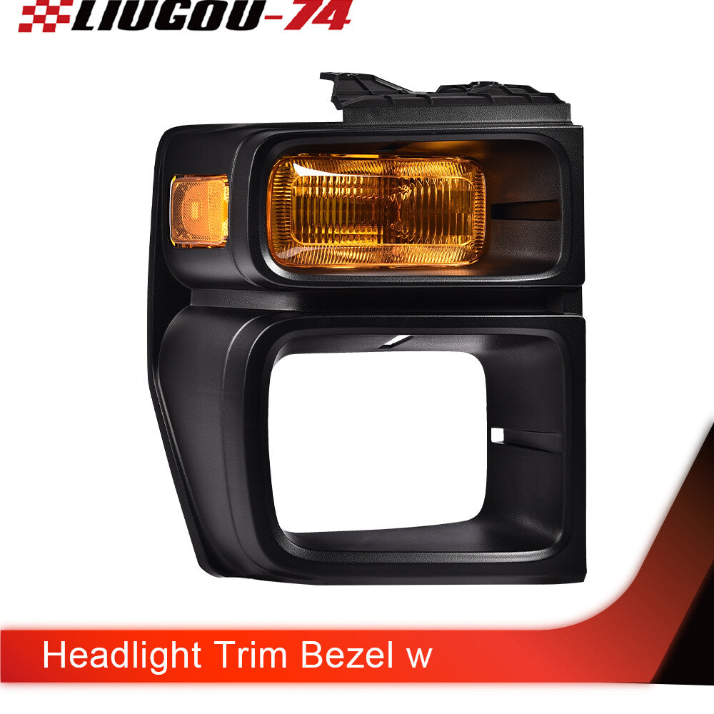 Headlight trim with parking turn signal, suitable for passengers on the right-hand side, E150