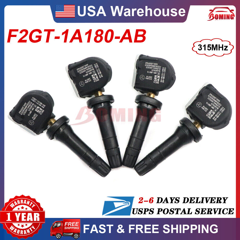F2GT-1A180-AB for FORD for MUSTANG EDGE TIRE PRESSURE SENSOR TPMS NEW 4PCS