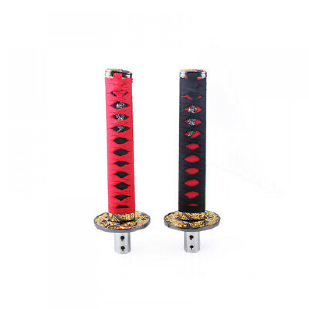 Samurai Sword 20cm Shift Knob Shifter Katana Metal Gear Shift Knob with Adapter