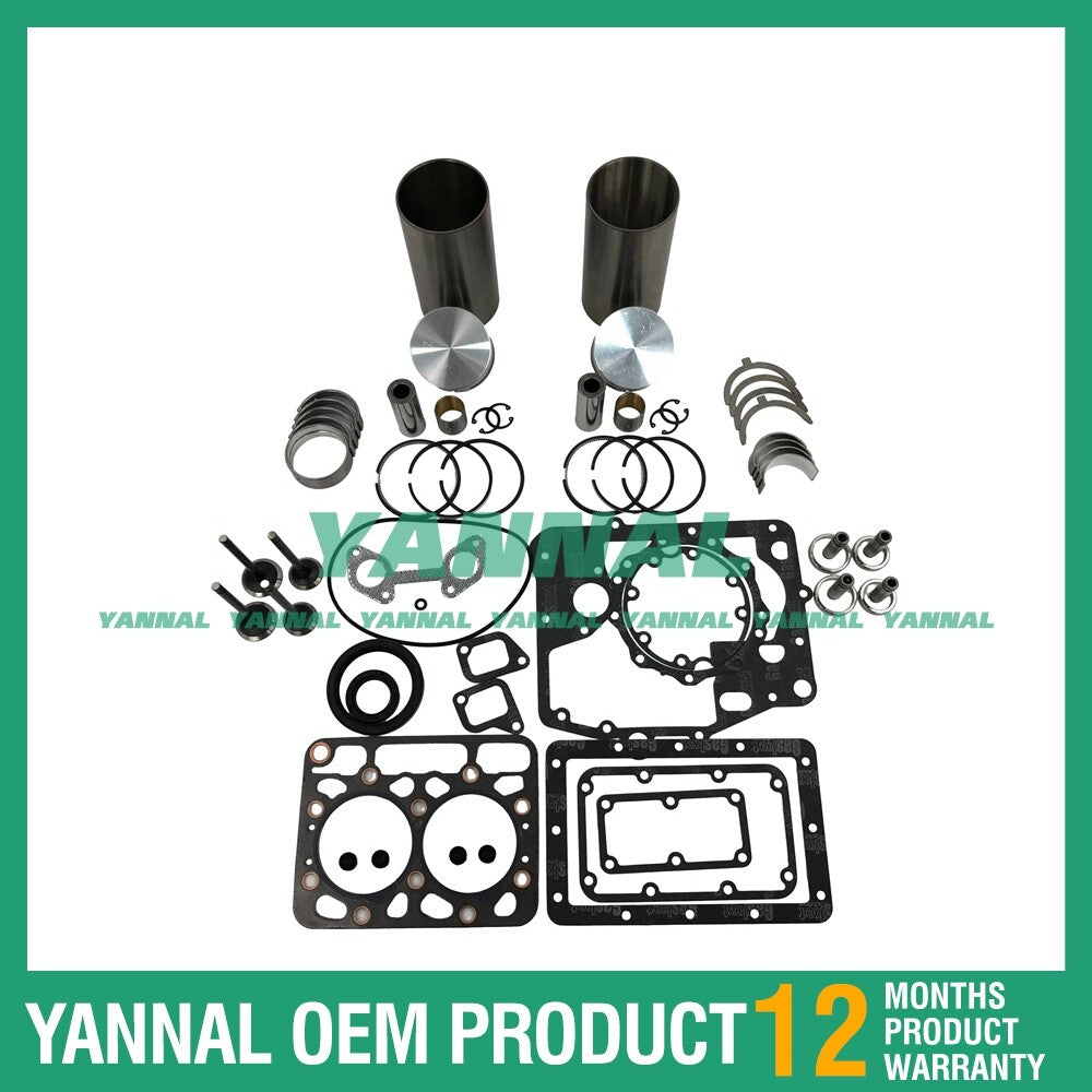 Suitable for Kubota ZB600 overhaul and rebuild kit with shims and bearings.