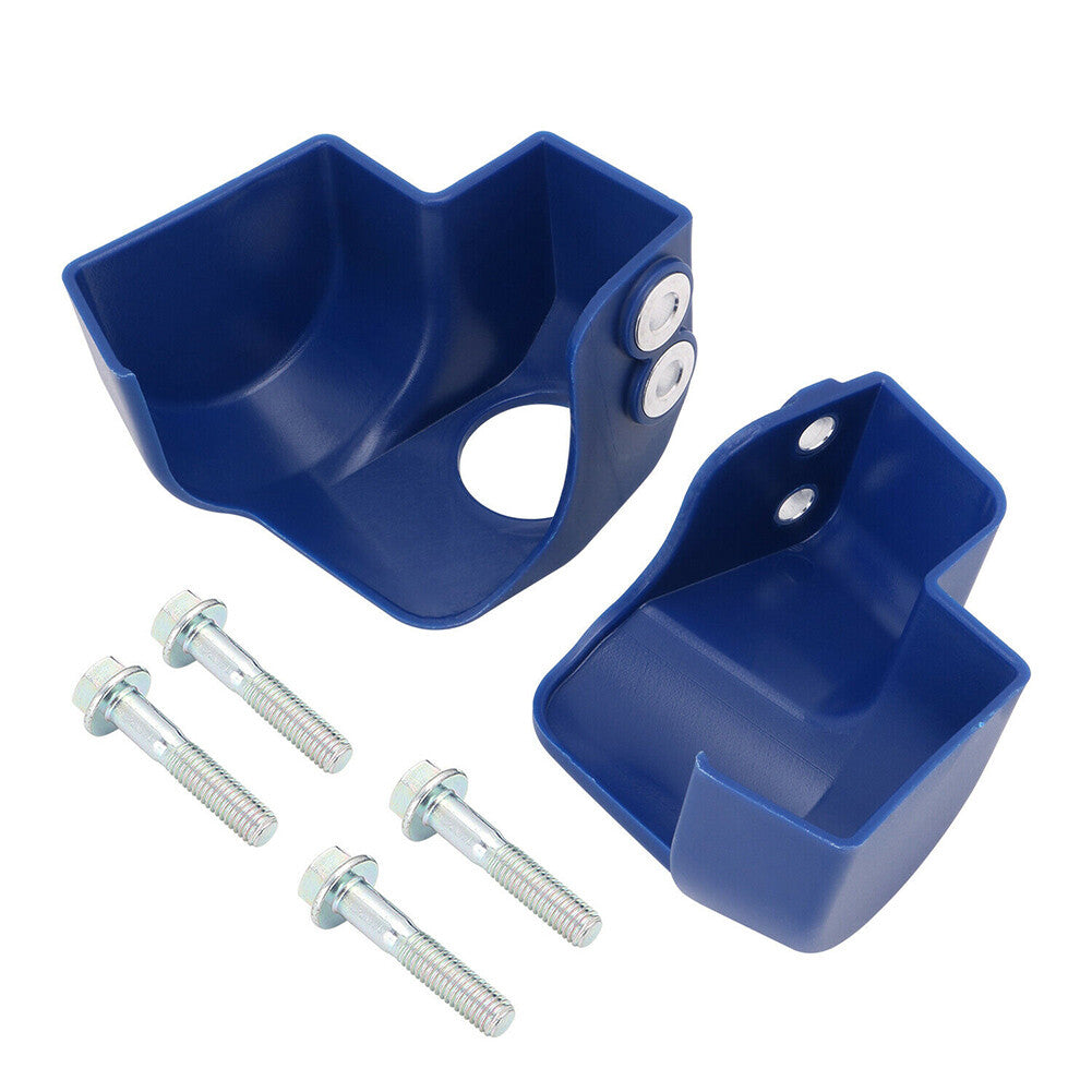 Fit DRZ400 DRZ400E DRZ400S Motor Shock Absorber Guard Cover Protector Kit Blue2x
