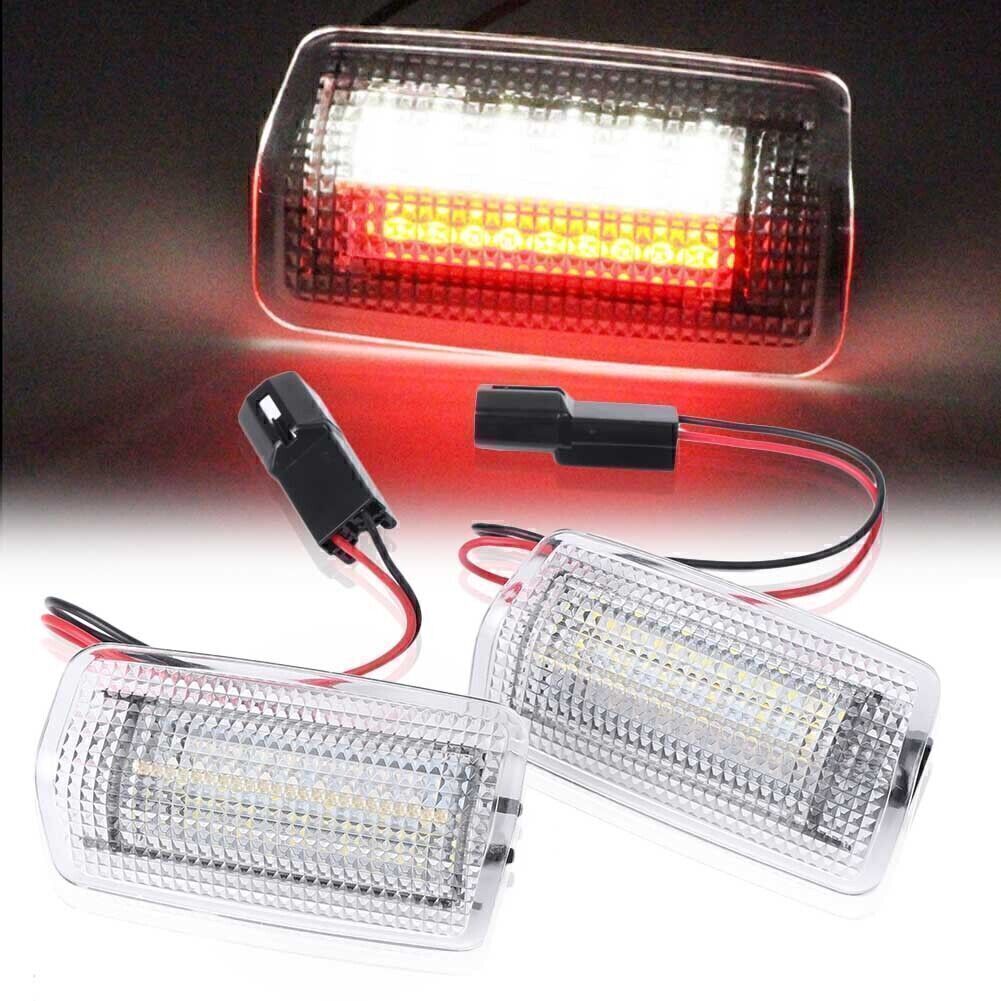 Fit for Toyota for Lexus WhiteRed Error Free Emergency Side Welcome Car Door Lights