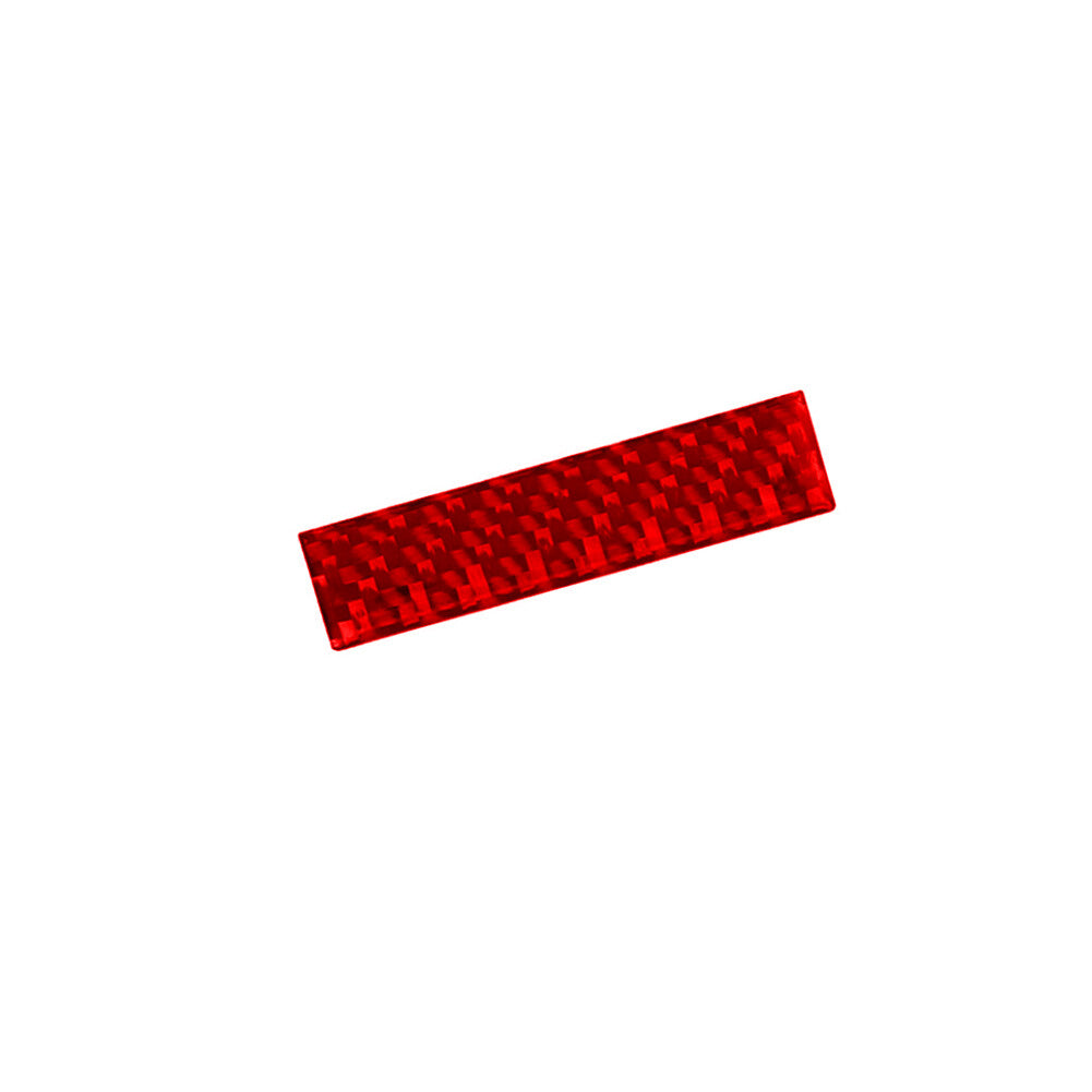 Red carbon fiber trunk control switch trim for Porsche 718 2016-2022