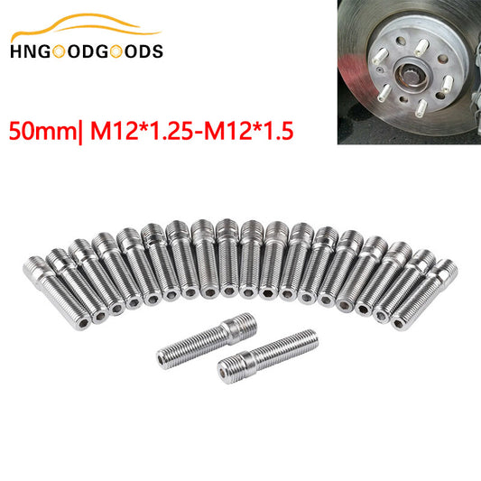 20-piece pack of M121.25 to M12x1.5 extended wheel stud converter lug bolts and screws adapters