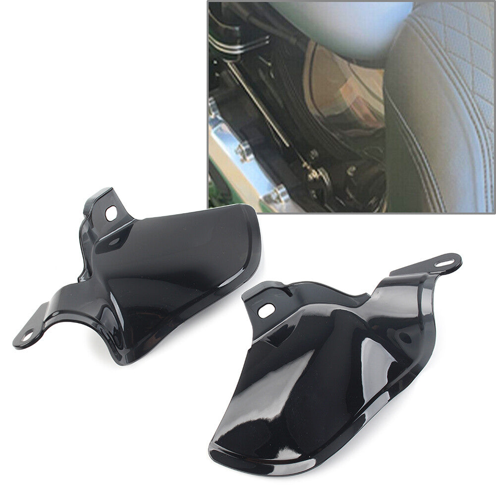 Reflective Saddle Shield Air Heat Deflector ABS for Harley Softail 2018-2023 Tan
