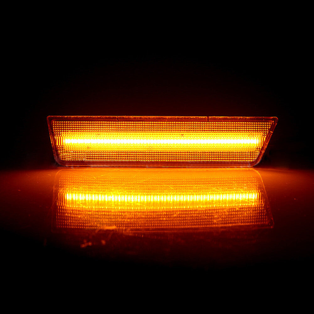 2x LED Front Side Marker Lights Fit for Dodge for Challenger 2008-2014 2009 2010 2011 12
