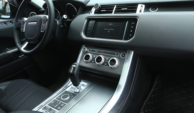 4X Fit for Land Rover Range Sport 2014-2017 Car Silver AC Volume Knob Cover Trim