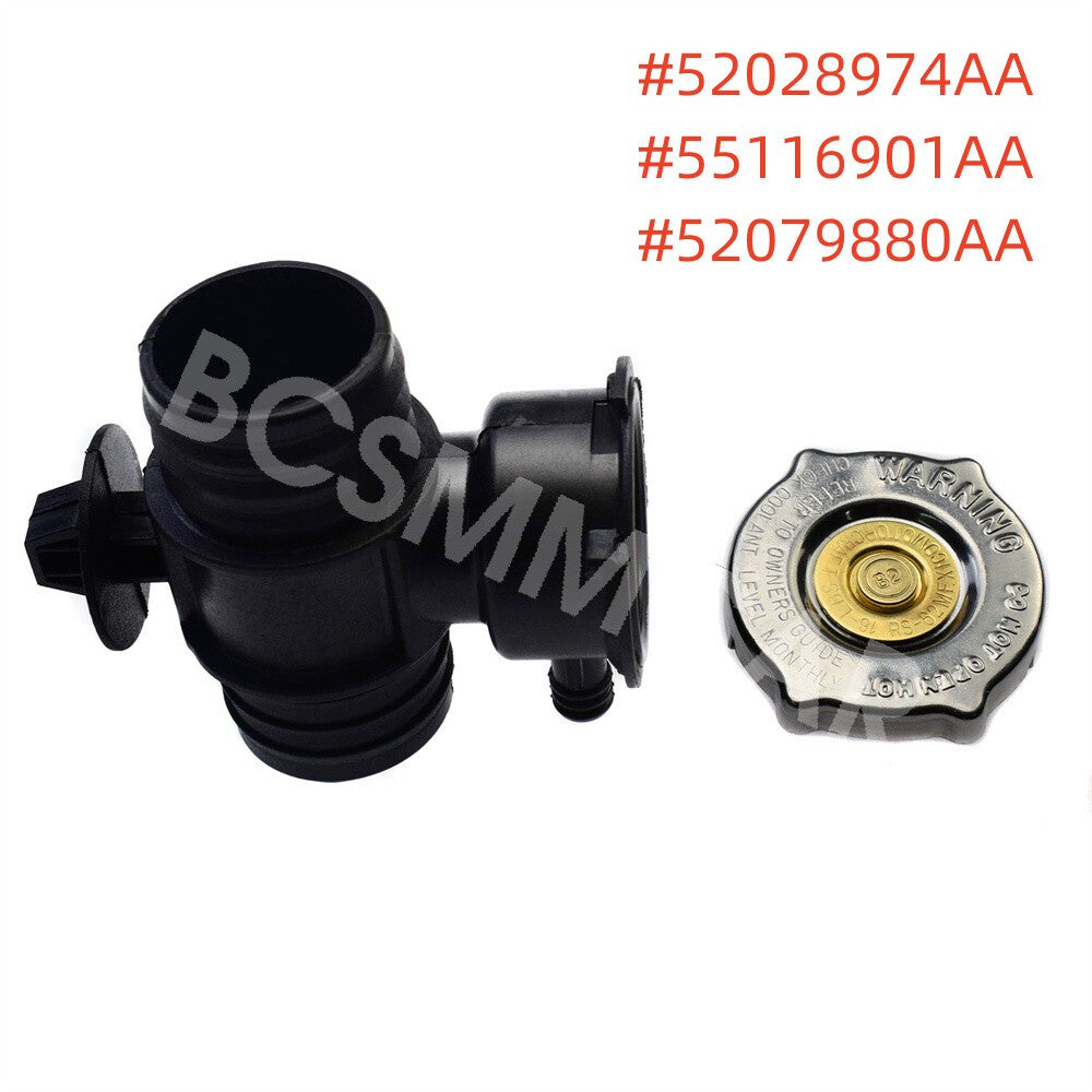 Coolant Neck Radiator Hose Connector Fit For 2007-2010 Chry-sler Sebring 2.4L