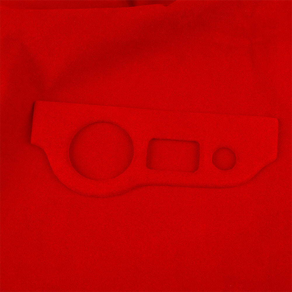 Suede Wine Red Headlight Switch Cover for Dodge for Challenger 2015-23 Charger 2010+