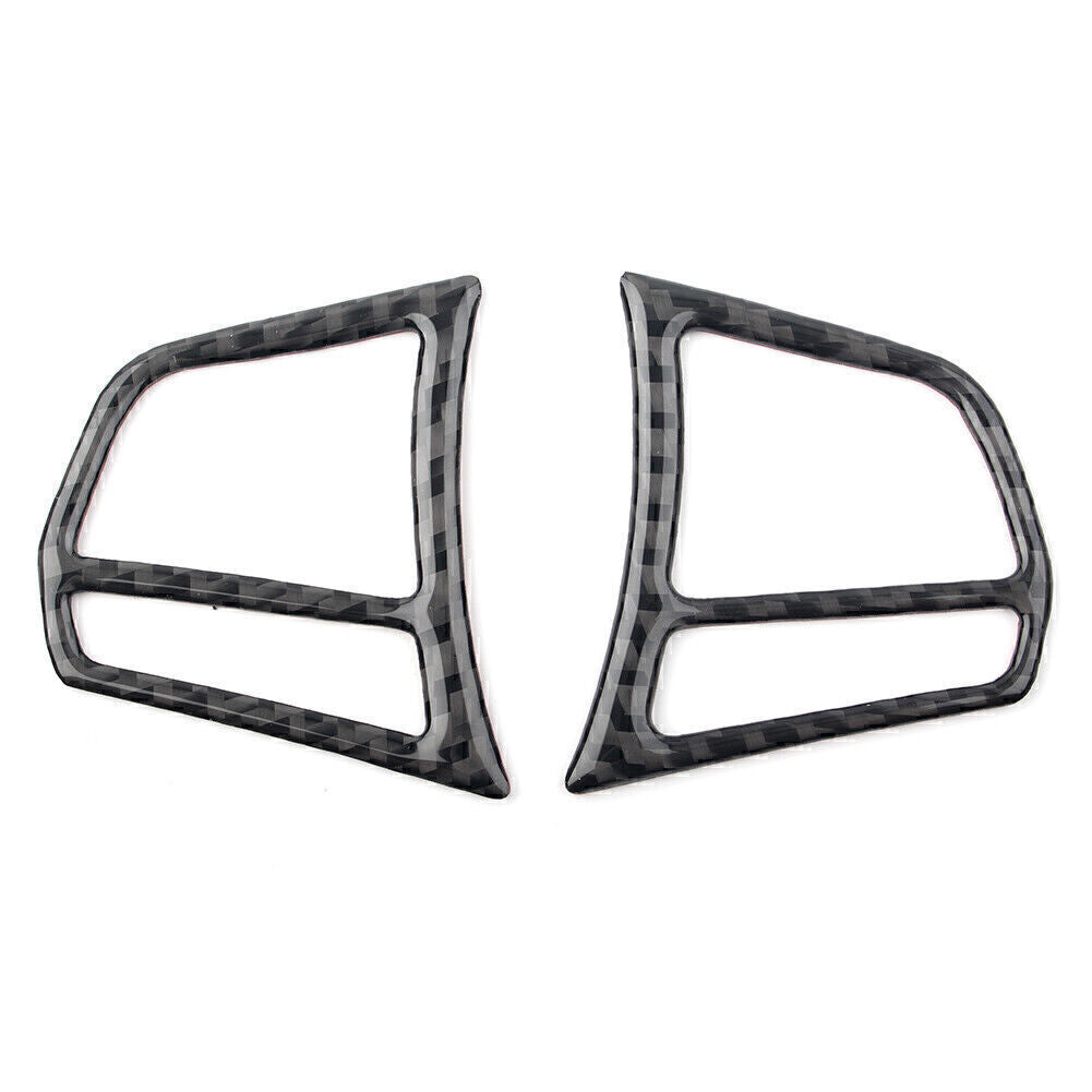 2x Steering Wheel Button Frame Cover Trim Sticker Fit for BMW F20 1 F21 2 F30 3 F32