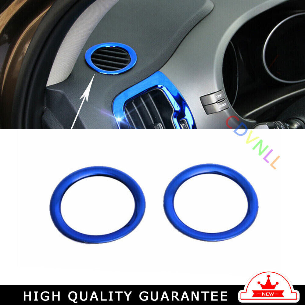 Instrument LR Air Outlet Vent Trim Fit for Kia Sportage R GL 2011-16 Blue Steel