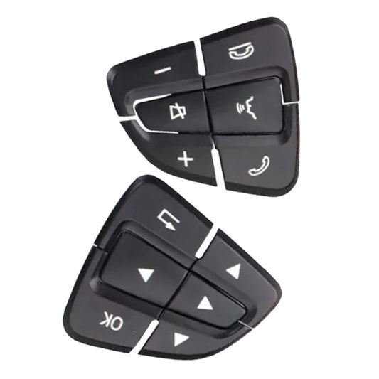 Pair For A B M GL SL CLA CLS GLE GLS SLC SLK Steering Wheel Multi Switch Cover