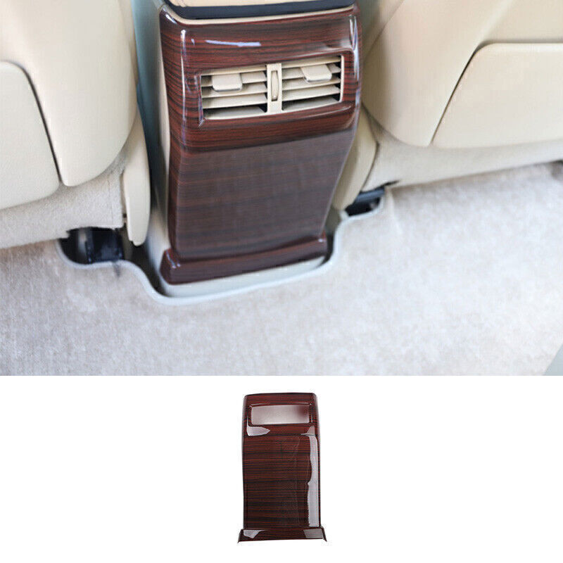 1X Wood Grain Rear Air Outlet Anti-Kick Panel Cover for Lexus RX350 450h 2009-15