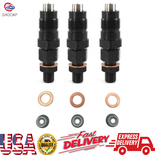 3x Fuel Injectors 16001-53000 For Kubota RTV900G RTV900T ZD21 ZD18 ZD221 ZD321