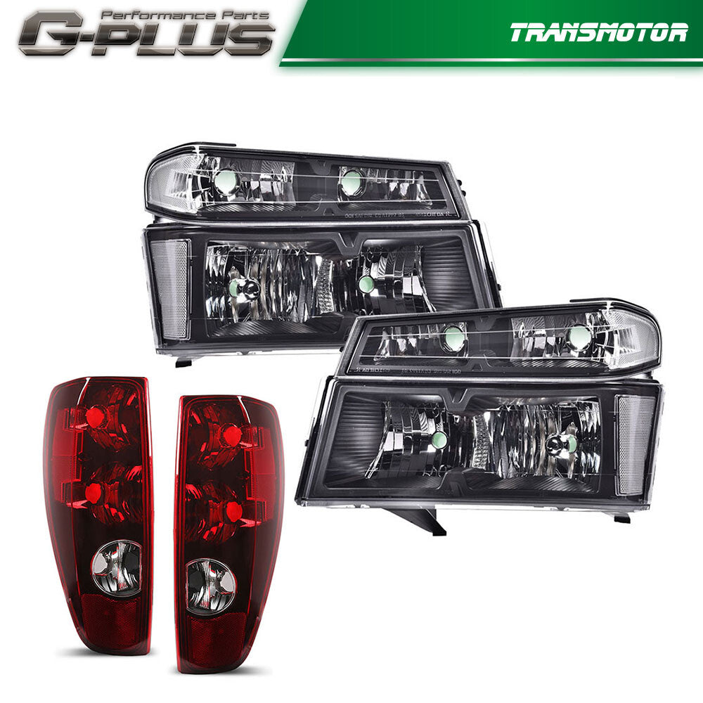 Black and white Colorado for GMC for Canyon Tail Night View 2004-12