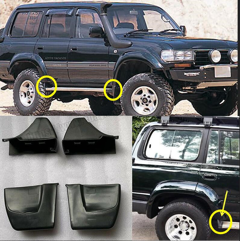 for Toyota for Land Cruiser LC80 1991-1997 Nerf Bar Running Board End Protection Cap