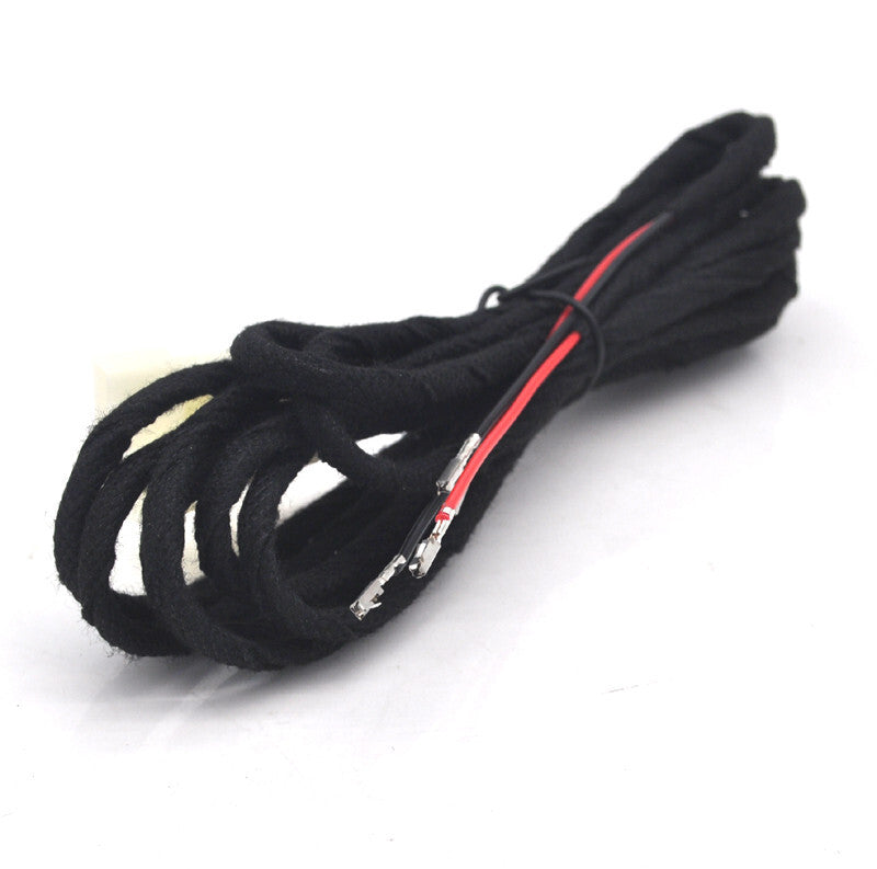 2x Retrofit Side Mirror Puddle Light cable harness for Mercedes W205 C 2015-2022