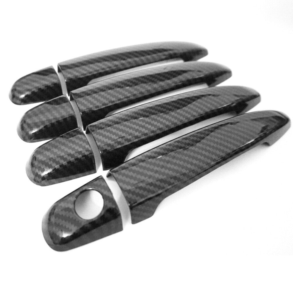 DOOR HANDLE COVER TRIM CARBON FIBER for TOYOTA HIGHLANDER for AVALON TACOMA for CAMRY