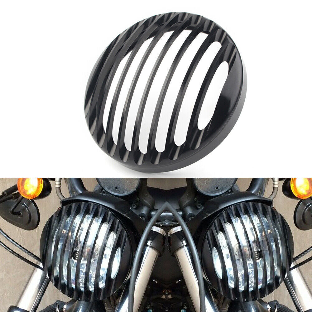 Headlight Grill Bezel Cover for Harley Sportster XL 883 1200 2004-2014 Black cl