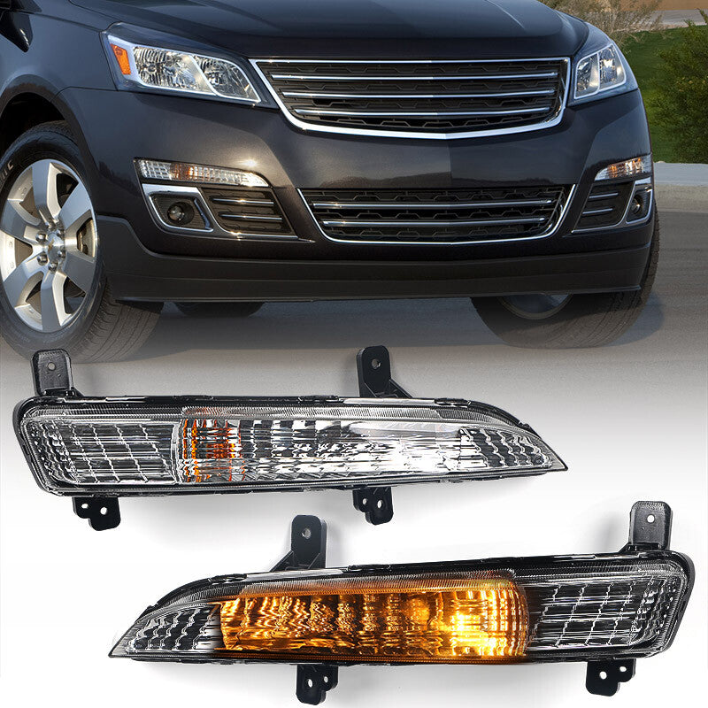 2013-2017 for Chevrolet Traverse Driver Passenger Turn Signal with Bulb Light