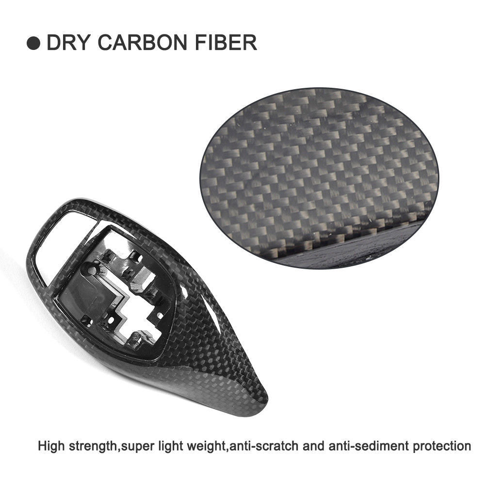 Carbon Fiber Gear Shift Cover Trim for BMW F30 F32 F22 F34 2 3 4 Series Shifter