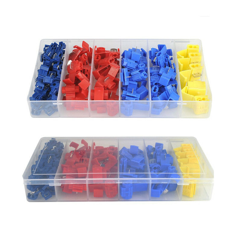 65PC Car Wire Quick Splice Solderless Terminals T-Tap Electrical Connector Kit