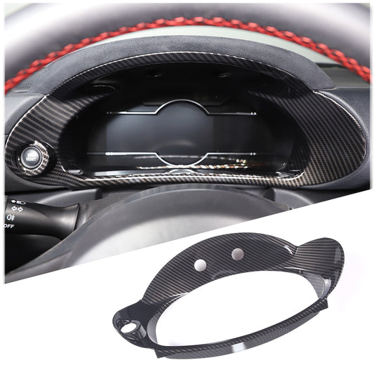 Carbon fiber ABS fuel tank gas door cover trim for Toyota @Tundr@2007-2021