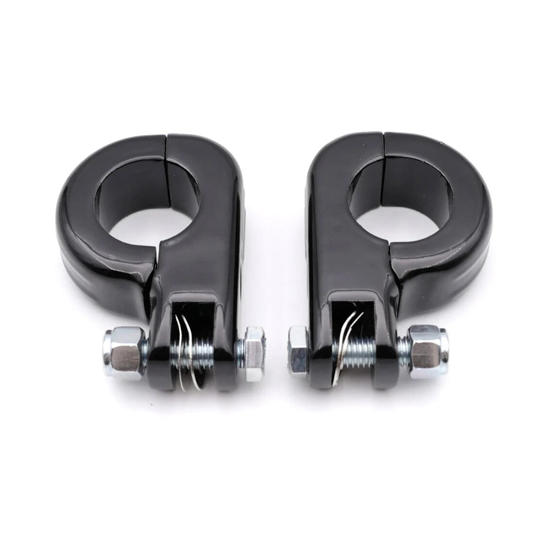 32mm 1.25 38MM 1.5 Billet Crash Bar Engine Foot Peg Mounts for Harley Davidson