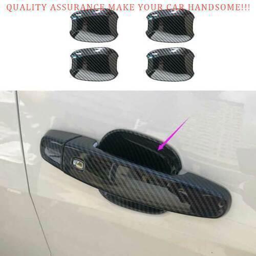 for Chevy Malibu 2016-24 ABS Carbon Fiber Exterior Side Door Bowl Cover Trim 4X