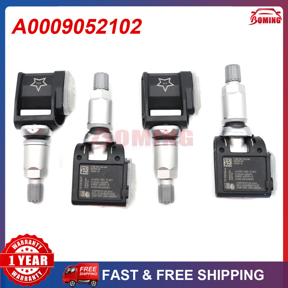 4pcs TPMS Tire Pressure Sensor A0009052102 for Mercedes-Benz W213 E-class CLS