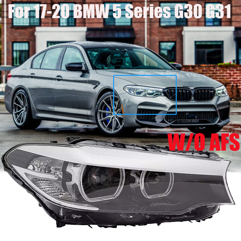 Xenon LED Adaptive Right Headlight w/o AFS For 2017-2020 for BMW 5 Series G30 G31