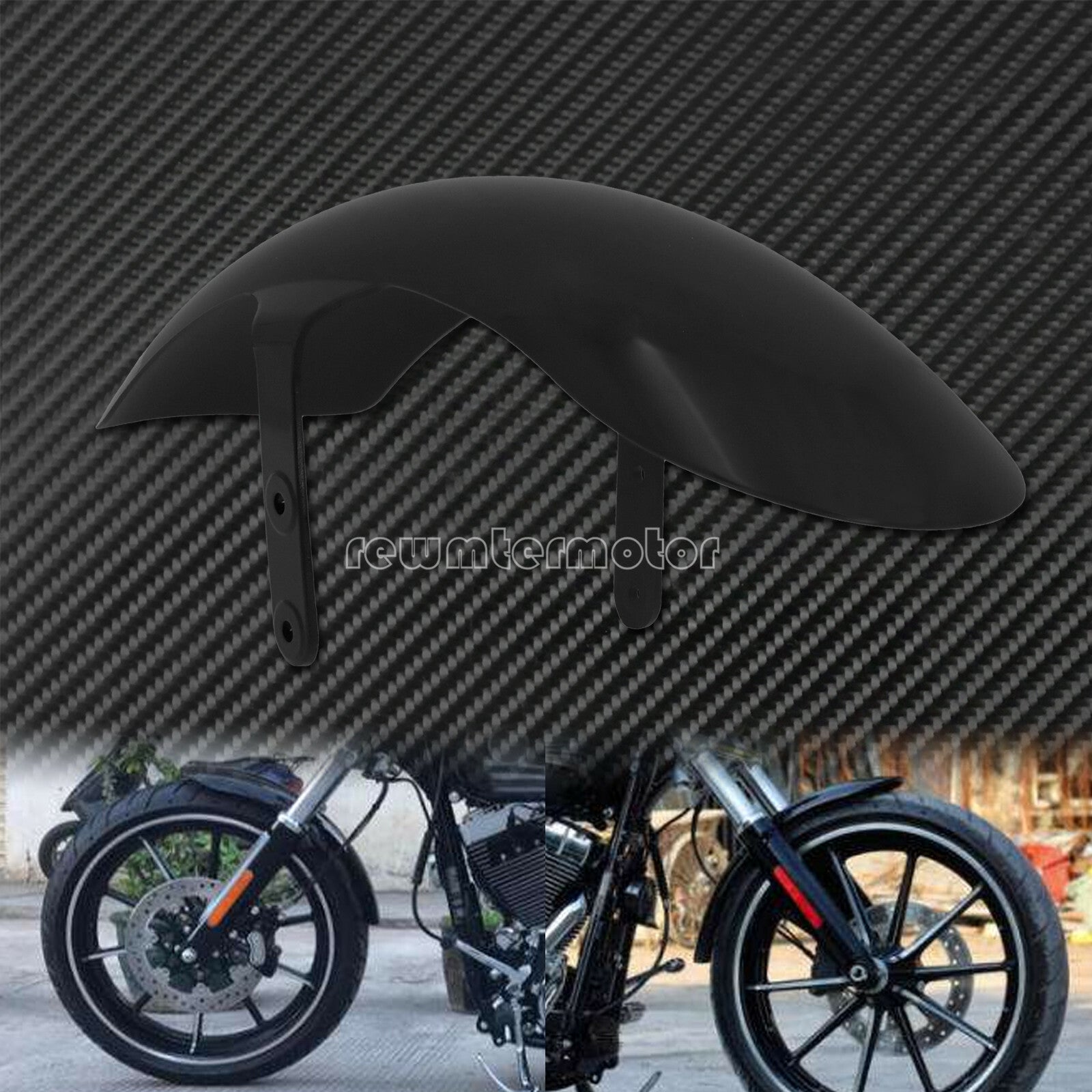 Motorcycle Black Front Wheel Fender Mudguard Fit for Harley Breakout 2013-2018