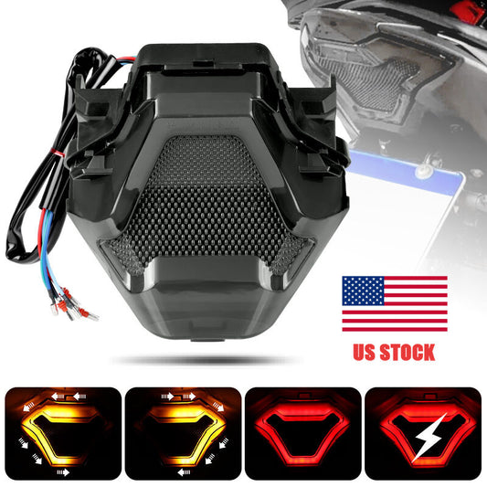 Integrated LED Tail Light Turn Signal Brake for YAMAHA YZF R3 R25 MT03 MT07 MT25