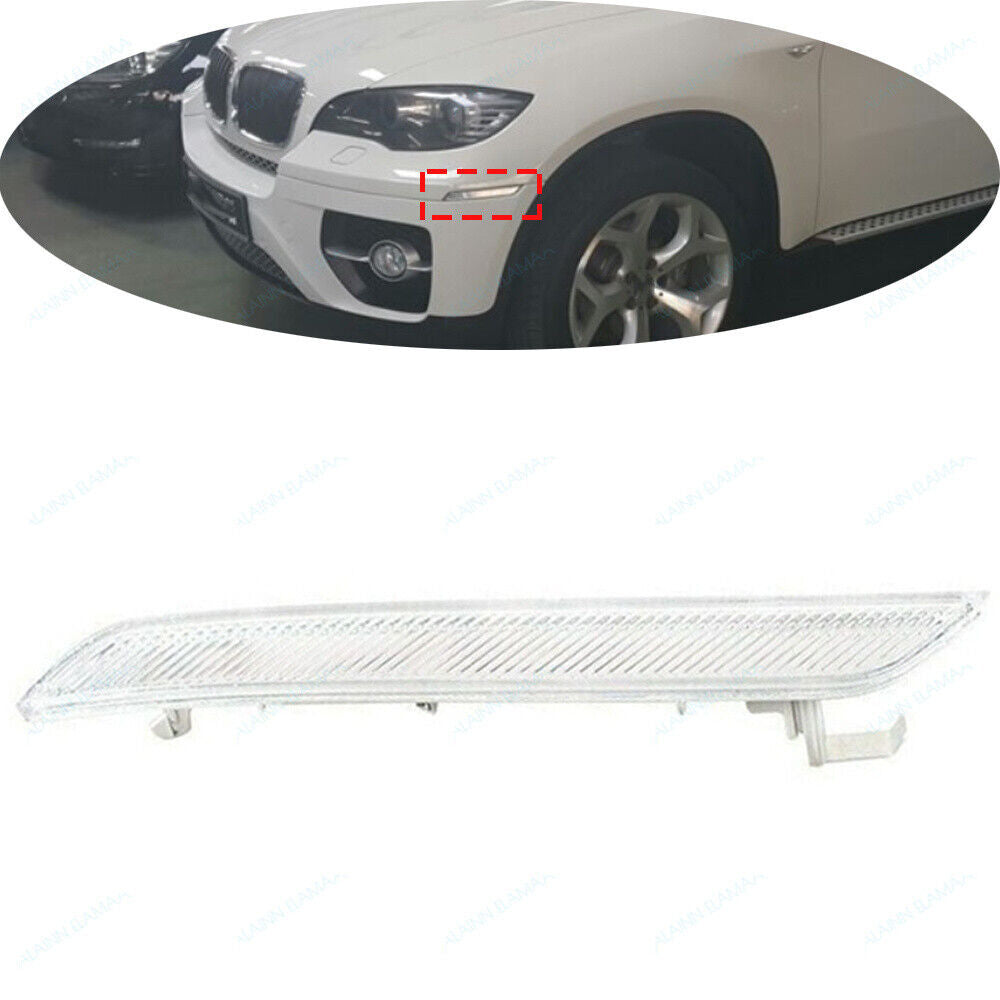 Left Front Bumper Side Marker Light Reflector Fit for BMW E71 E72 X6 2008-2014