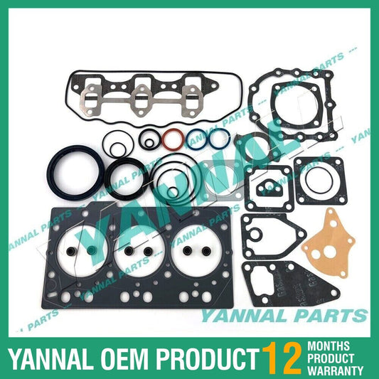 3TNE78, 3TNE78A, 3D78AE-3B Engine Overhaul Gasket and Sealing Kit for Yanmar Engines
