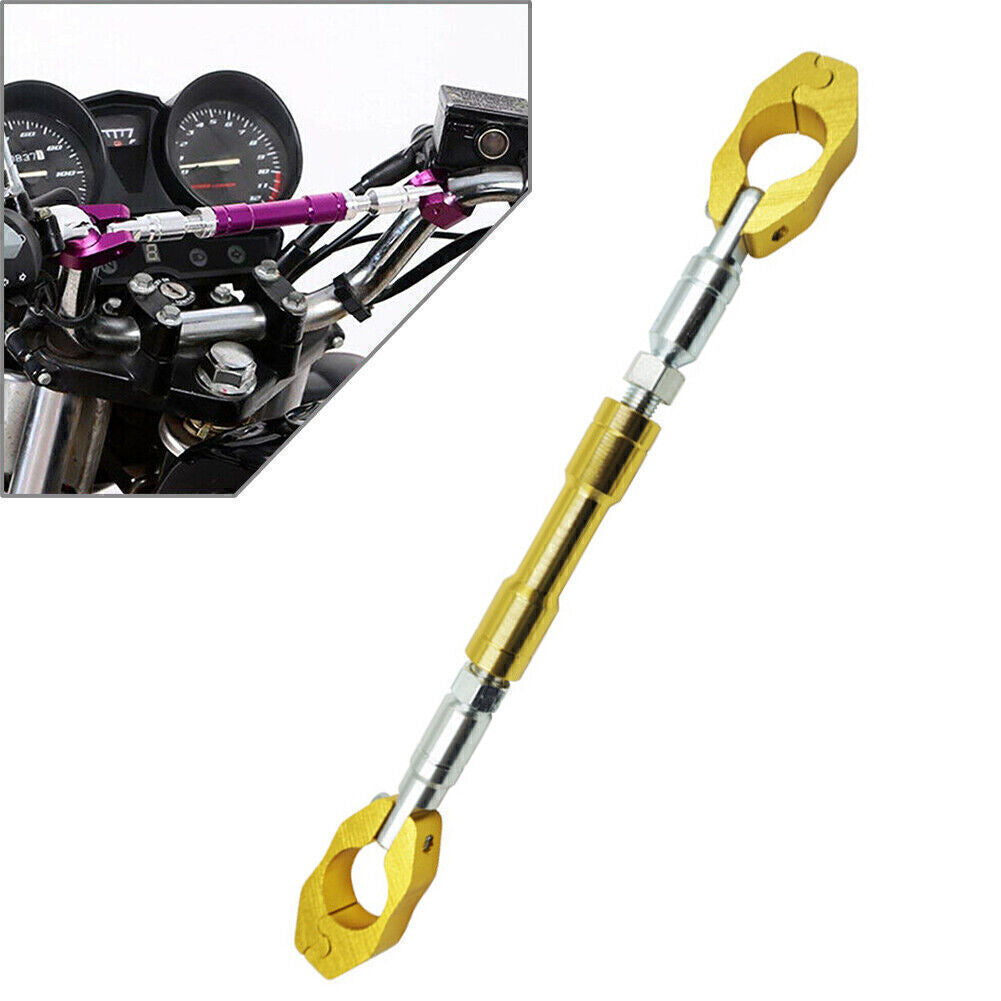 Universal Motorcycle Balance Bar 7/8 22mm Cross Bar Handlebar Crossbar Gold