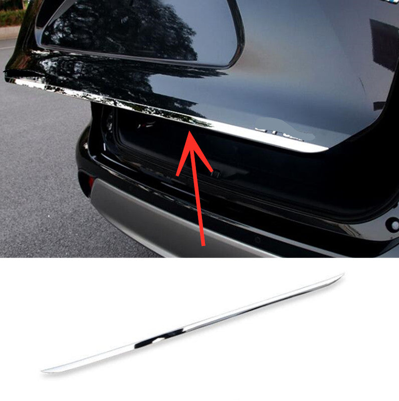 Chrome Rear Door Trunk Lid Cover Trim S.Steel for Toyota Highlander 2020-2024