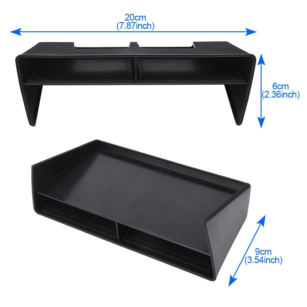 Auto Car Center Console Organizer Tray Storage Box for Honda 2023 CRV Black
