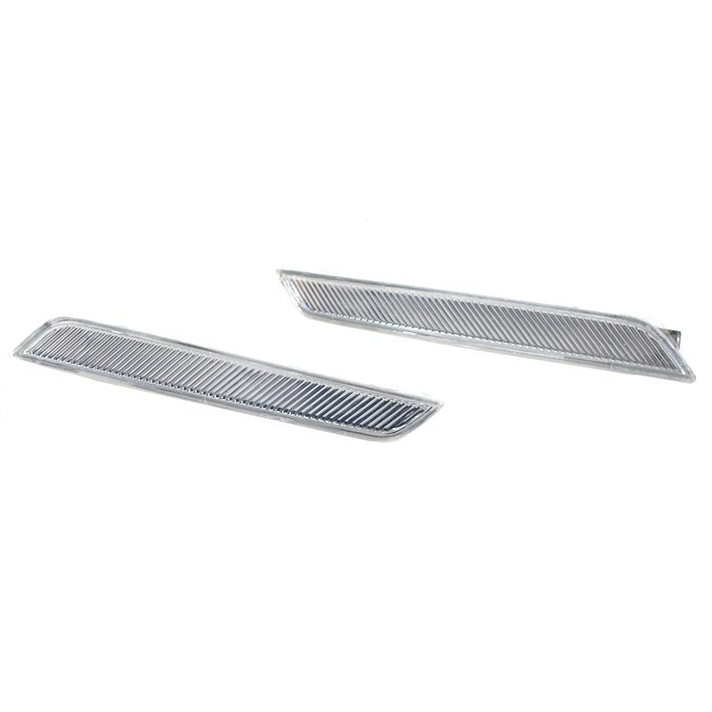 Pair Front Bumper Side Marker Reflector Lights for BMW X6 E71 E72 X5M 2008-2014