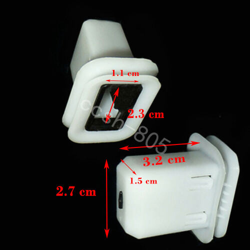 4 Pcs Auto Plastic Fastener Rear for Seat Cushion Pad Clip for Honda for Civic Fit