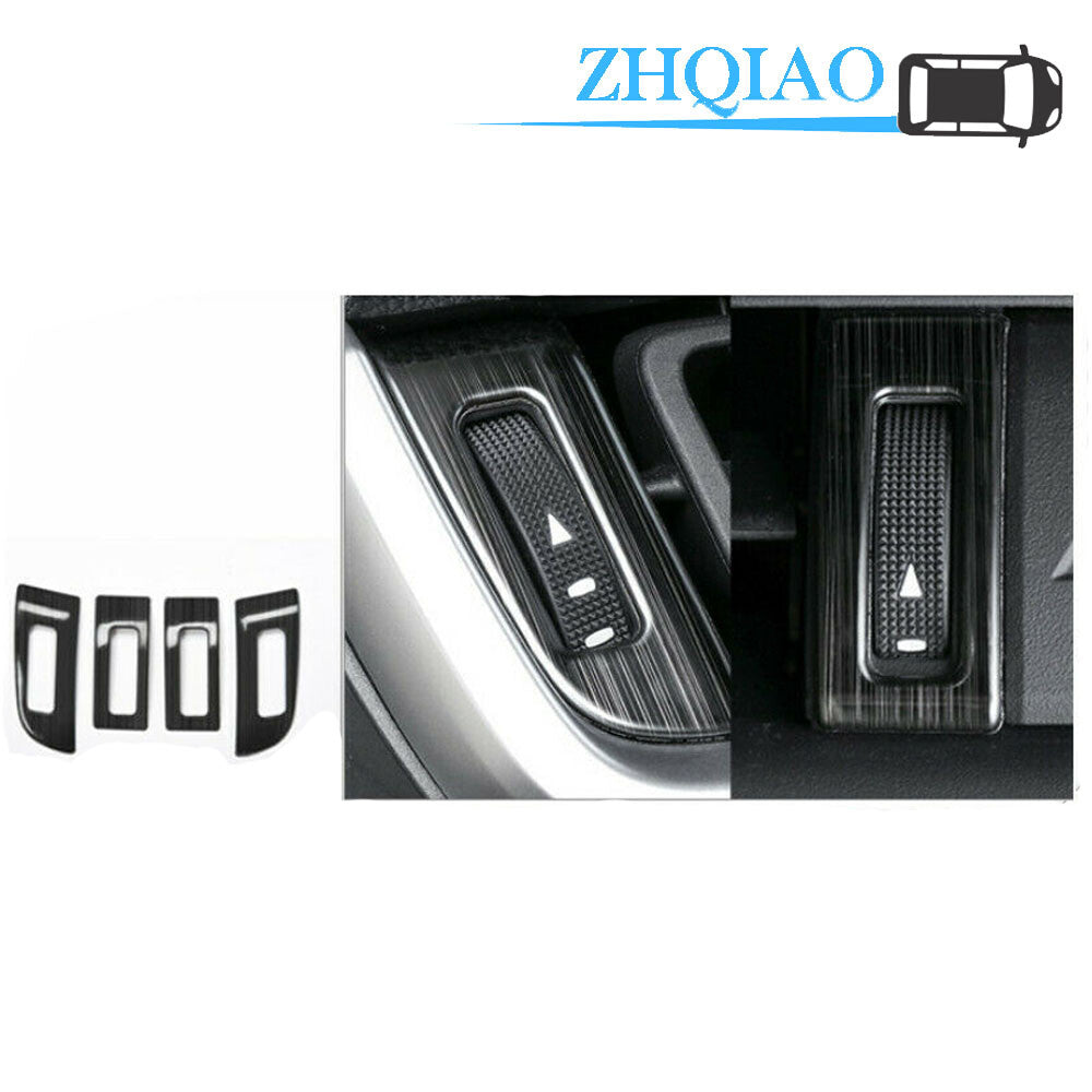Black Interior Air Conditioner Outlet Patch Cover Trim Fits for Toyota RAV4 2020