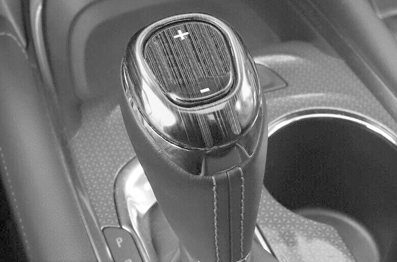 for Chevrolet Equinox Black Titanium 18-2021 Gear Shift Knob Shifter Lever Trim