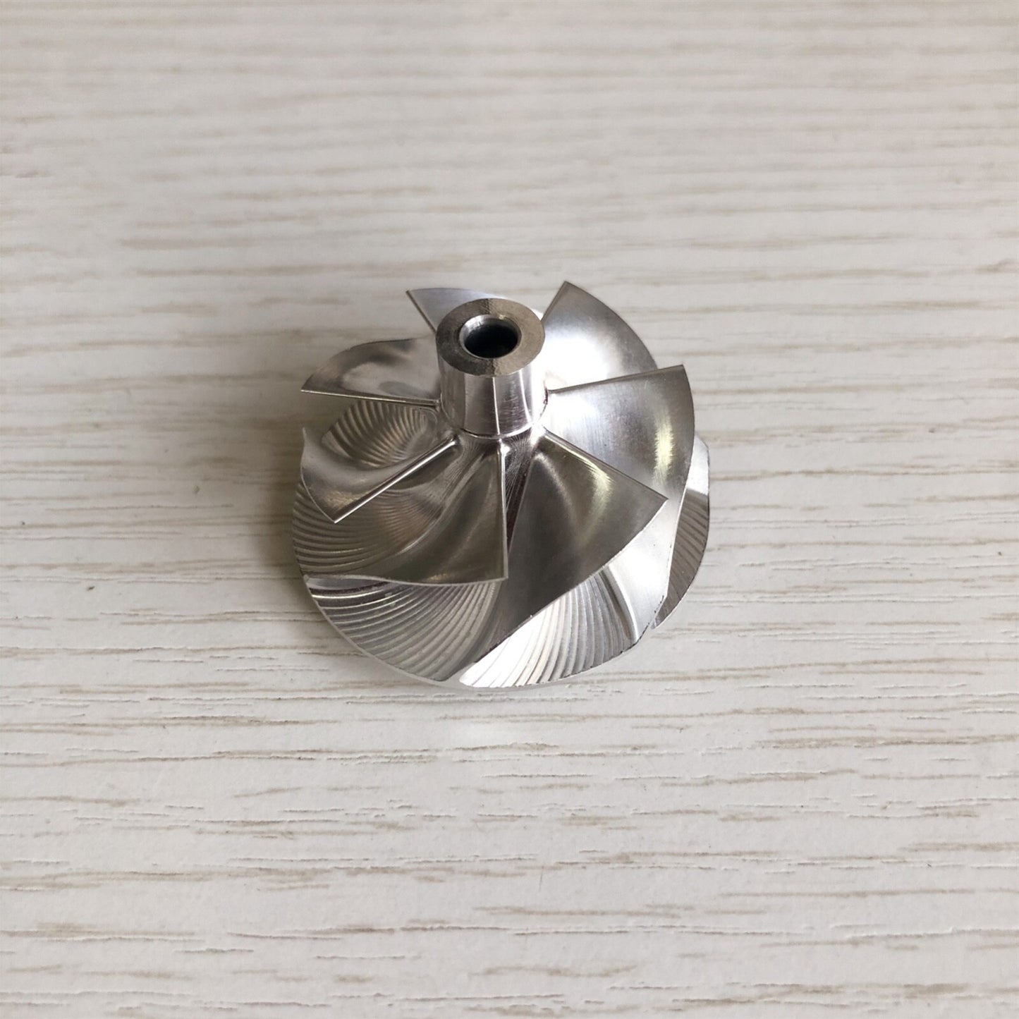 KP35 Reverse 7+0 Blade 33.00/37.70 mm Turbine Billet Compressor Wheel