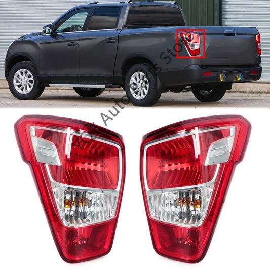 1Pair For 2018-2020 for Ssangyong Musso 2Pc Rear TailLight Brake Stop Lamp Taillight