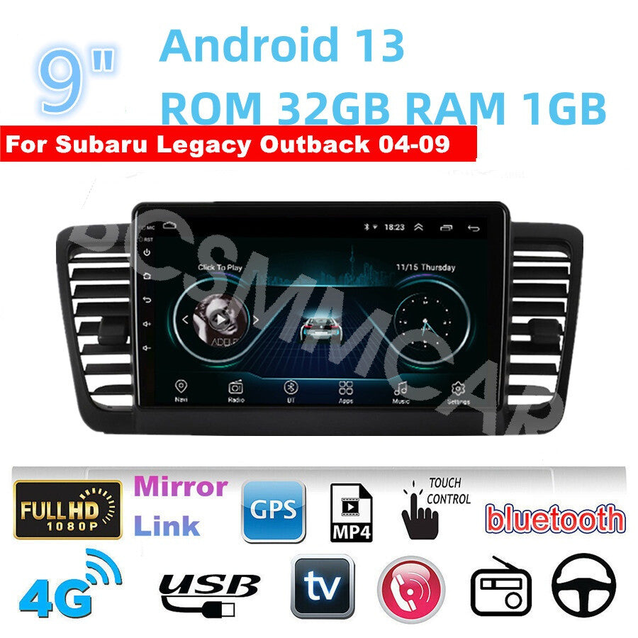 Fit for Subaru Legacy/Outback 2003-2009 Car Stereo Radio Android13 BT GPS 2+32G